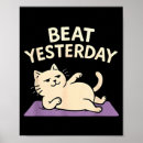 Suche nach katzen yoga poster Lustig