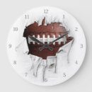 Suche nach american football poster wanduhren Fußballspieler