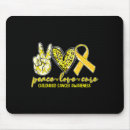 Suche nach frieden mousepads Herz