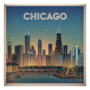 Suche nach vintage chicago poster Reise