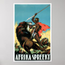 Suche nach africa vintage poster Löwe