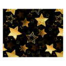 Suche nach goldene sterne poster Schwarz