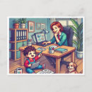 Suche nach arbeits postkarten Familie