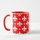 Suche nach fleur de lis tassen Rot