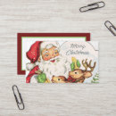 Suche nach rentiere visitenkarten Santa
