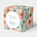 Suche nach rosa blumen papier geschenk box Babydusche