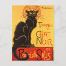 Suche nach le chat noir postkarten Cabaret