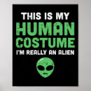 Suche nach funny alien poster Halloween