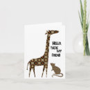 Suche nach giraffe kleine grußkarten Geburtstag