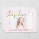 Suche nach geburtsankündigung karten Gold