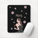 Suche nach hübsches mädchen mousepads Frau