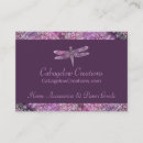 Suche nach libellen visitenkarten Kreativ