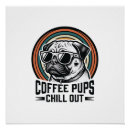 Suche nach retro hunde poster Mops