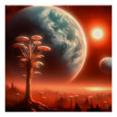 Suche nach roter planet poster Mond