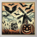 Suche nach vintage halloween poster Fledermäuse