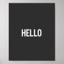 Suche nach hello poster Typografie