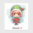 Suche nach cute little girl aufkleber Weihnachten