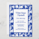 Suche nach blumenmuster einladungen Blau