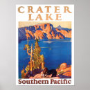 Suche nach crater lake poster Vintag