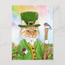 Suche nach leprechaun postkarten Katze