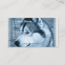 Suche nach schlittenhund visitenkarten Alaskischer malamute