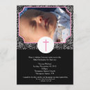Suche nach rosa und schwarze taufe einladungen Religiös