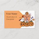 Suche nach halloween visitenkarten Orange