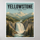 Suche nach yellowstone wasserfall poster Wyoming