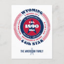 Suche nach wyoming staat postkarten Patriotisch