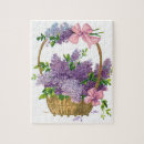 Suche nach lila blume puzzle Vintag