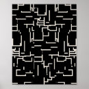 Suche nach schwarze linien poster Modern