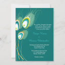 Suche nach blauer pfau einladungen Aquamarin