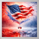 Suche nach amerikanische flagge poster Rot weiß und blau