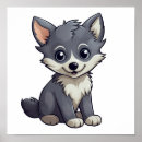 Suche nach cartoon wolf poster Wölfe