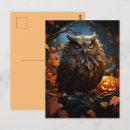 Suche nach halloween eule postkarten Mond