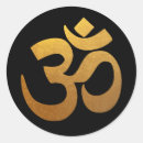 Suche nach om symbol aufkleber Gold