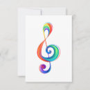 Suche nach musiknoten kleine grußkarten Klappe