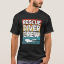 Suche nach taucherflagge tshirts Rettung