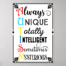 Suche nach autismus poster Bewusstsein