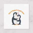 Suche nach pinguine visitenkarten Winter