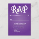 Suche nach lila rsvp karten Weiß