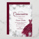 Suche nach schneeflocke quinceanera einladungen 15