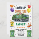Suche nach recycling einladungen Müllwagen