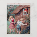 Suche nach hansel und gretel postkarten Vintag