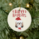 Suche nach shih tzu ornamente Weihnachten