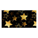 Suche nach goldene sterne poster Schwarz
