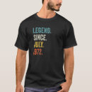 Suche nach legende seit 1972 tshirts 50