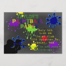 Suche nach paintball party einladungen Kugel
