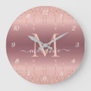 Suche nach glitzer wanduhren Rotgold