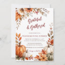 Suche nach thanksgiving einladungen Herbst